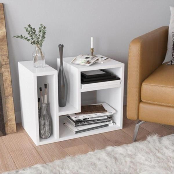 Decormet Abies Sehpa Beyaz - Image 1