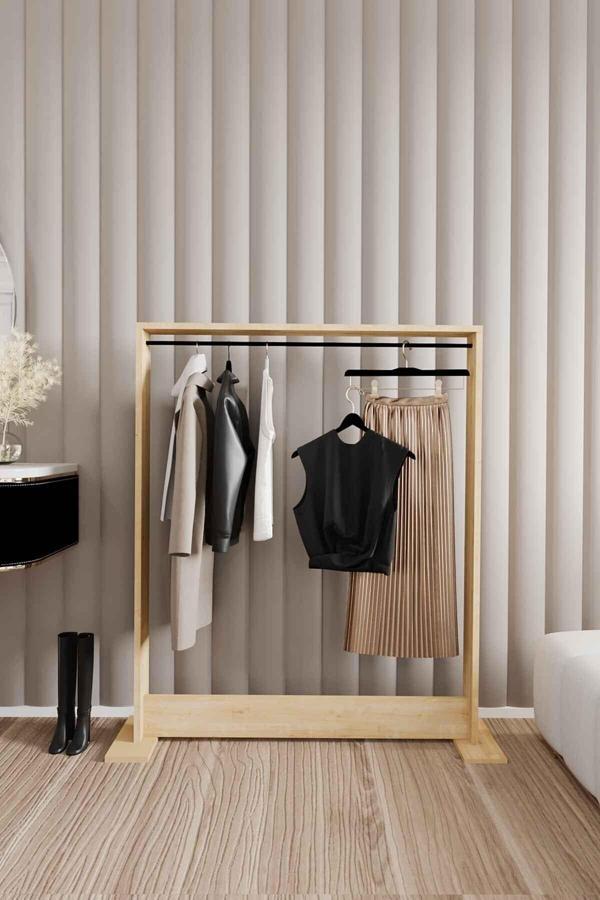 Decormet Salvitor Elbise Askısı Safir Meşe - Image 1