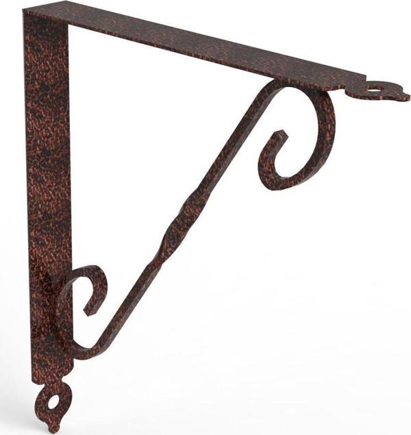 Decormet Ferforje Raf Altı Konsolu 19X25 Bakır Dövme - Image 1