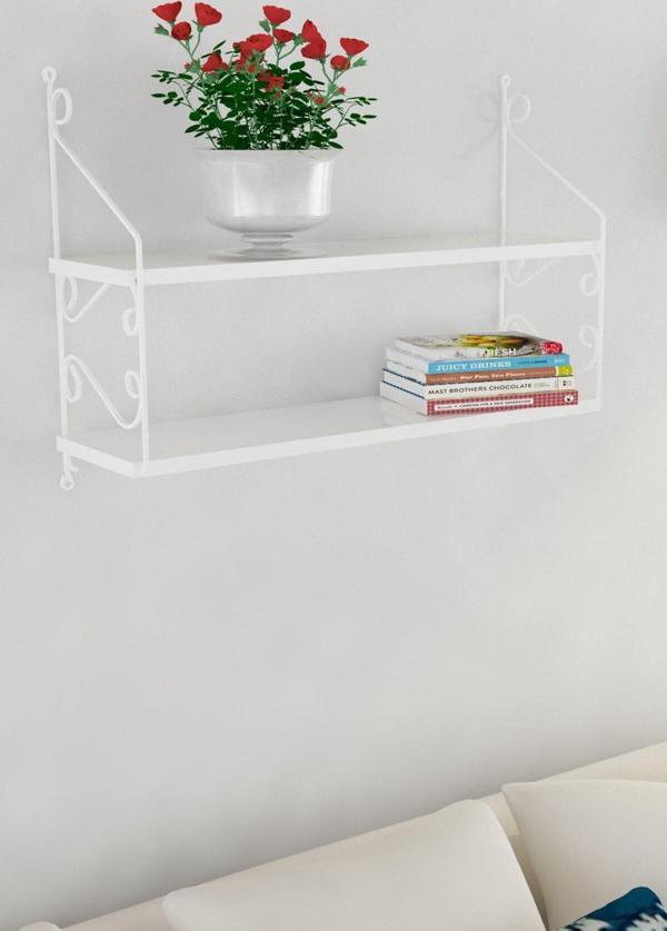 Decormet Seramoni Raf Seti 2 Raflı 200X720 Met.Beyaz+Ahşp.P.Beyaz 015 0110 051 020 76 - Image 1