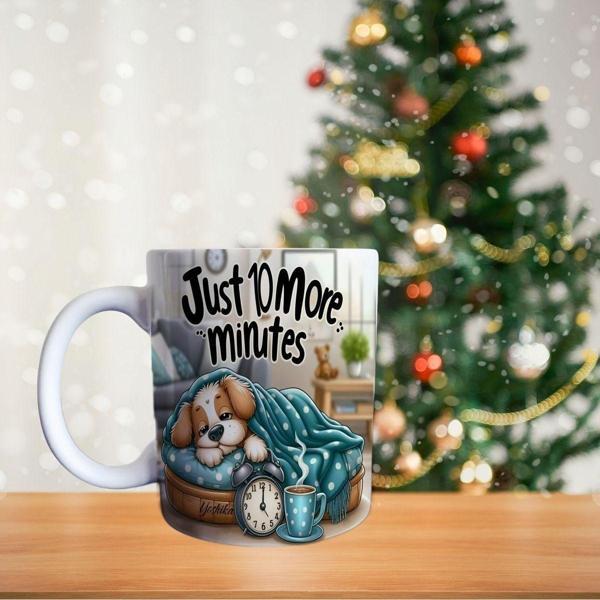 Komik Hayvan Figürlü Porselen Kupa - Image 1