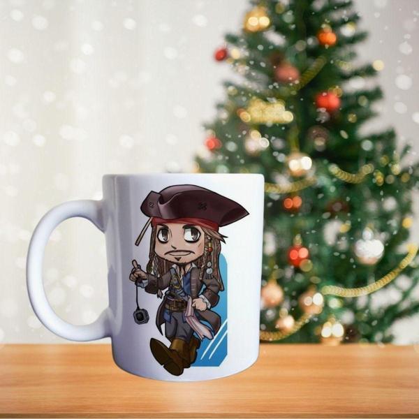 Captain Jack Sparrow - Karayip Korsanları Porselen Kupa - Image 1