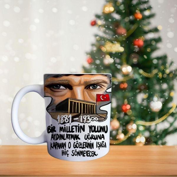 Atatürk Porselen Kupa - Image 1