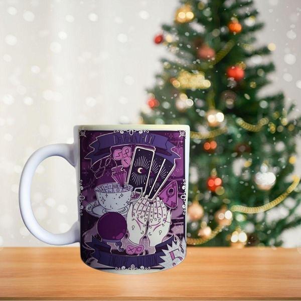Tarot fal kartları Porselen Kupa - Image 1