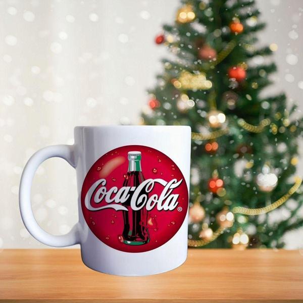 Coca Cola porselen kupa - Image 1
