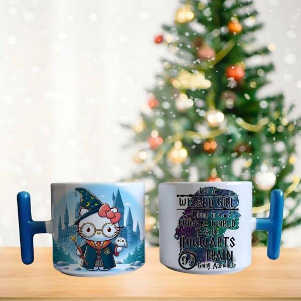 Harry Potter hello kitty Porselen Fincan / Kupa -mug - Image 1