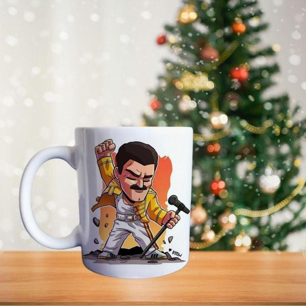 Freddie Mercury Porselen Kupa - Image 1