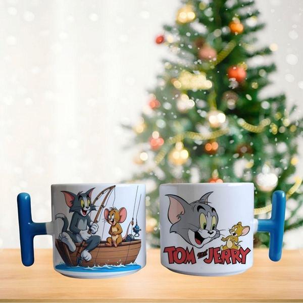 Tom ve Jerry balıkta Porselen Fincan / Kupa -mug - Image 1