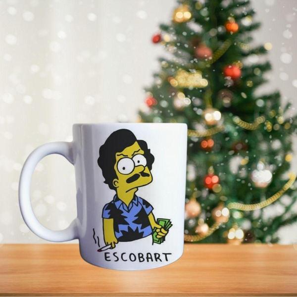 Pablo Escobar Porselen Kupa - Image 1