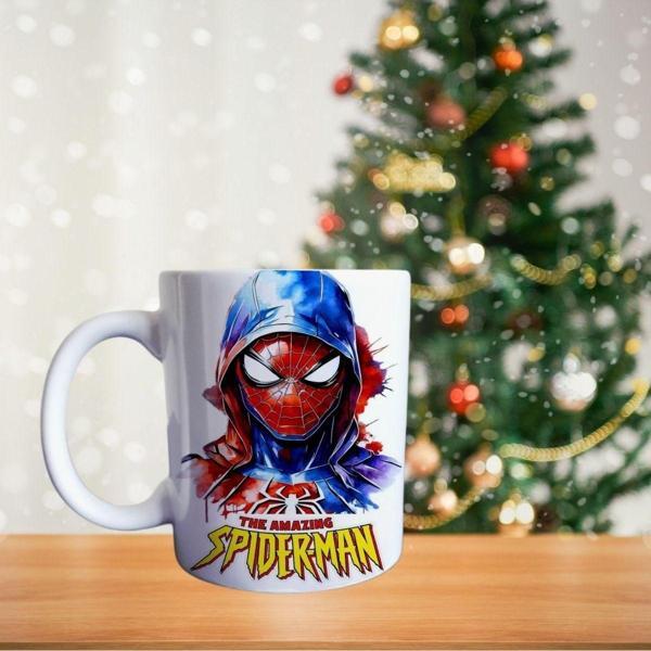Spiderman örümcek adam porselen kupa - Image 1