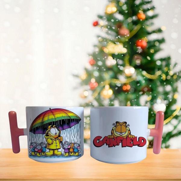 Garfield ve fareler porselen latte fincanı - mug - Image 1