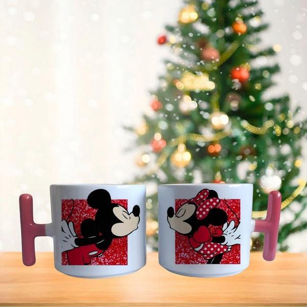 Mickey ve minnie mouse Porselen Fincan Takımı - Image 1