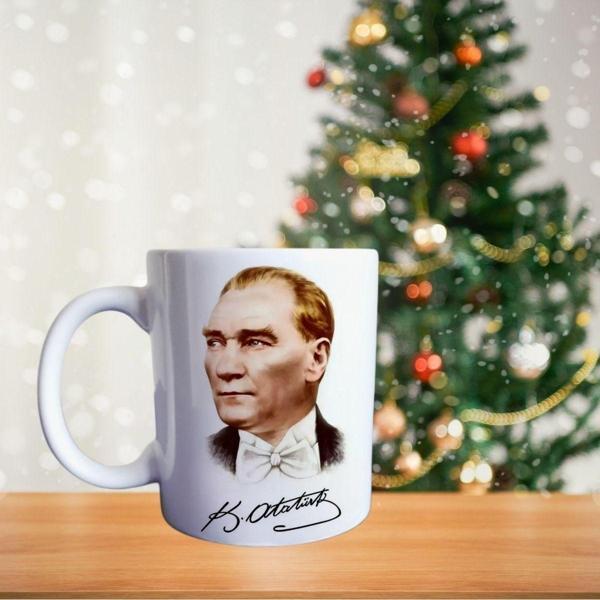 Gazi Mustafa Kemal Atatürk Porselen Kupa - Image 1