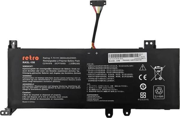 İnfostar Asus VivoBook 14 X409DA  Batarya ile Uyumlu Pil - (Ver.2) - Image 1