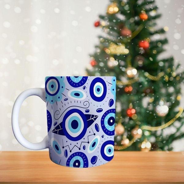 Nazar boncukları Porselen Kupa - Image 1