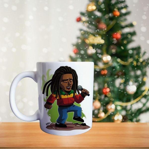 Bob Marley - Be Happy Porselen Kupa - Image 1