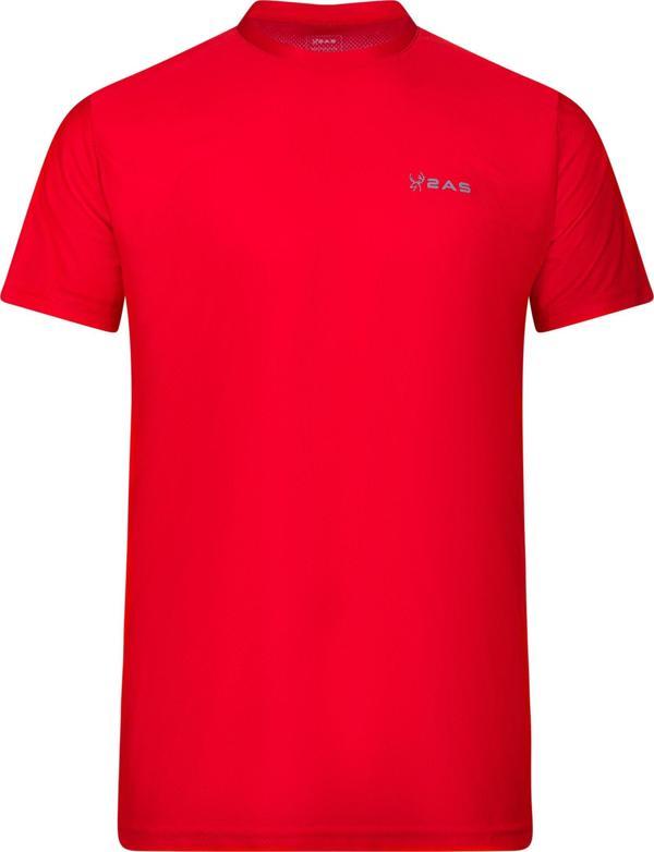 2AS Capri Sıfır Yaka T-Shirt Kırmızı - Image 1