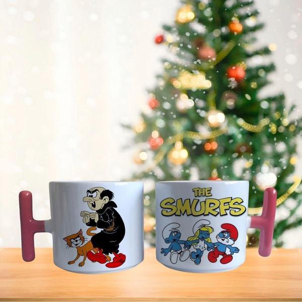 Gargamel ve şirinler porselen fincan / kupa -mug - Image 1