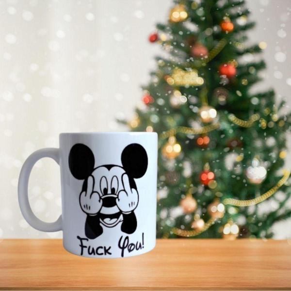 Mickey Mouse Porselen Kupa - Image 1