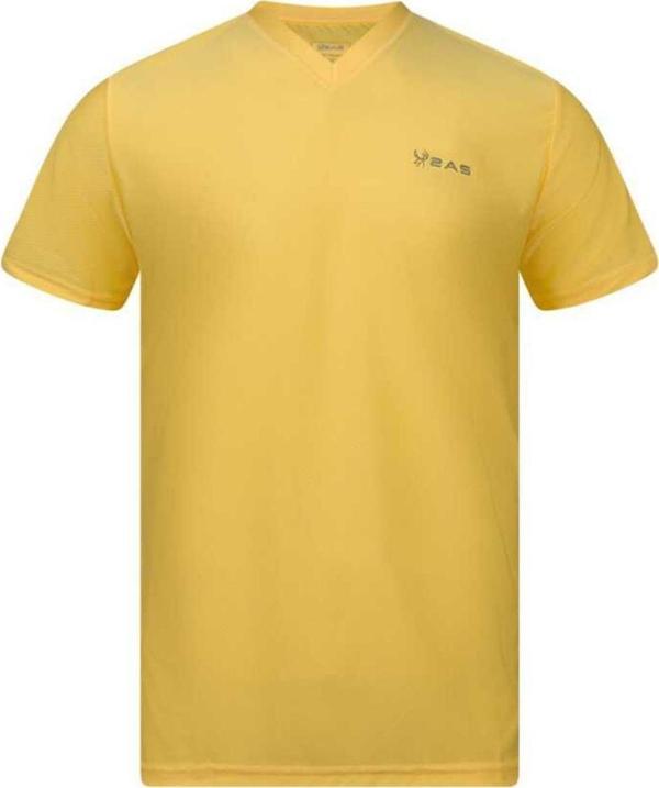 2AS Elba V Yaka T-shirt Sarı - Image 1