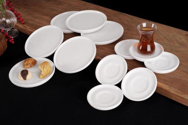 Seramista 12 Parça 6 Kişilik Çay & Pasta Sunum, Servis Seti - Image 1