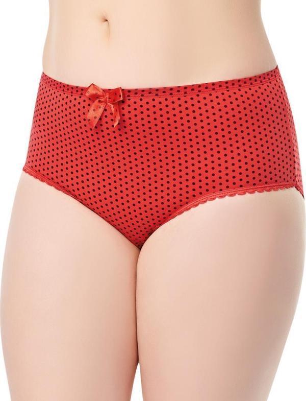 12 li Paket Tutku Bayan Puantiyeli Bato Külot Karışık Renk - Image 1