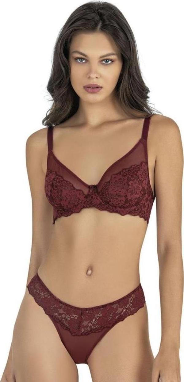 Fabony Bayan Dantelli Bralet Sütyen Külot Takımı 4170 - Image 1