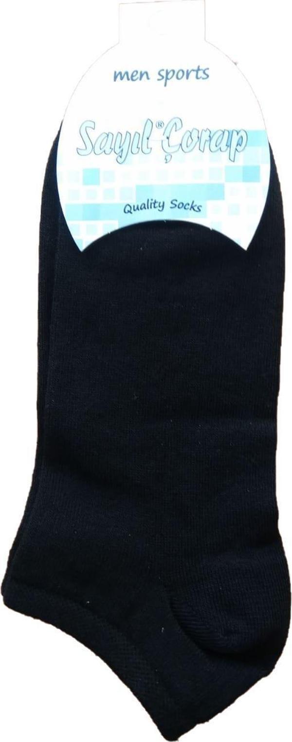 12 Çift Sayıl Erkek Spor Çorap Kısa Patik Çorap - Image 1