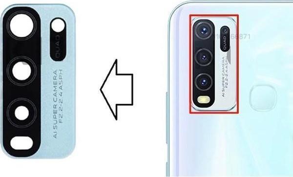 Vivo Y30 2020 Ile Uyumlu Kamera Camı - Image 1