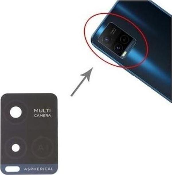 Vivo Y33S Ile Uyumlu Kamera Camı V2109 - Image 1