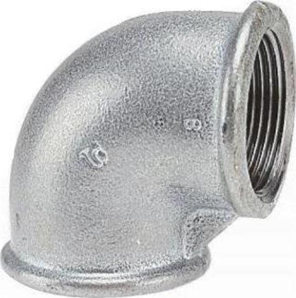 TRAKYA DÖKÜM 1 1/2'' GALVANİZ DİRSEK 15 ADET (1KOLİ) - Image 1