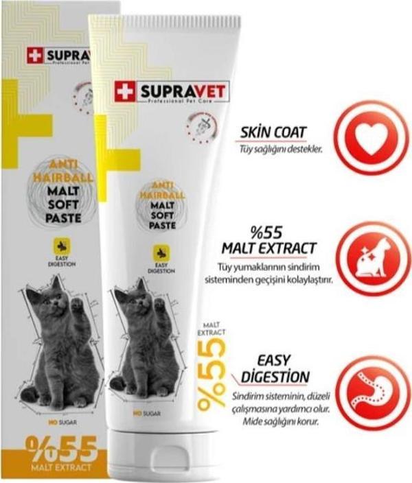 Supravet Anti Hairball Kediler İçin Malt Macun 30 gr - Image 1