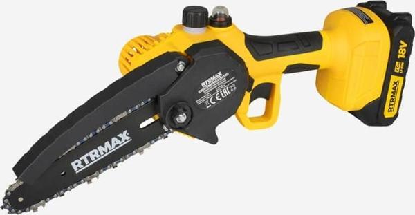 RTRMAX RTM9122 Akülü Budama Testeresi 150 mm Kömürsüz 18V 2x2 Ah Pvc Çantalı - Image 1