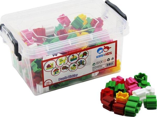 150 PCS PUZZLE BLOKLAR LEGO OYUNCAK SAKLAMA KUTULU  GO5060Gok160179 - Image 1