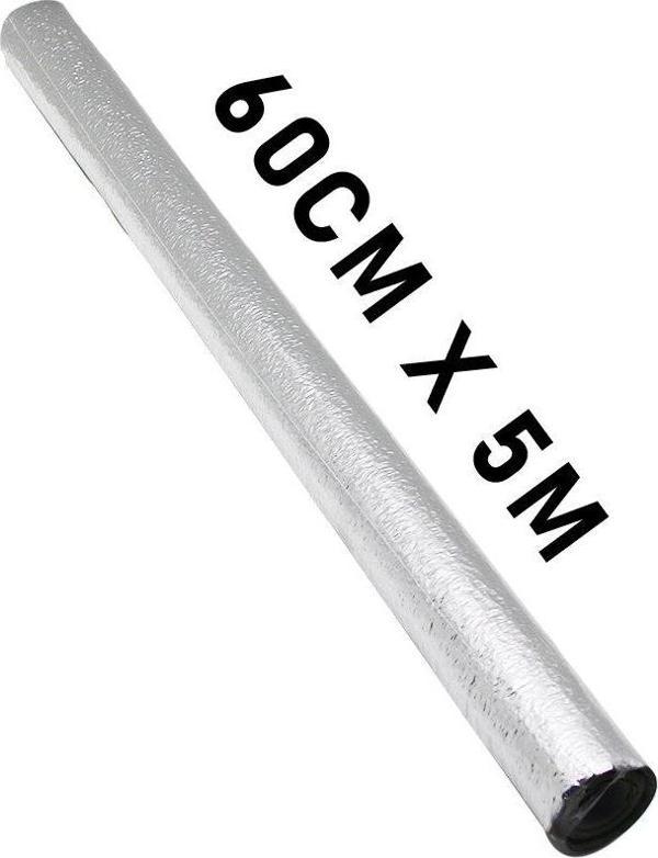 ALÜMİNYUM GÜMÜŞ - FOLYO   TEZGAH ÜSTÜ  YAPIŞKANLI  FOLYO  DUVAR KAĞIT 5MT X 60CM  GO5060Gok133349 - Image 1