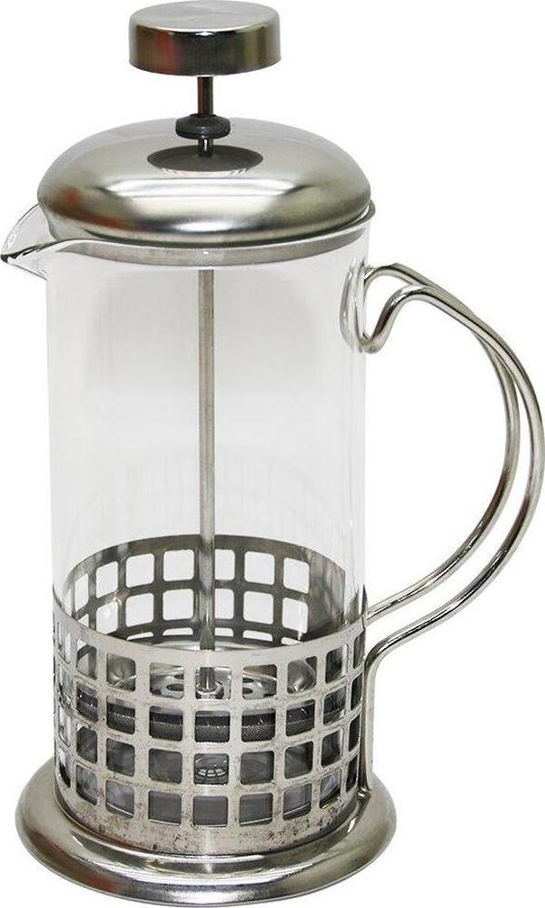 FRENCH PRESS 350ML CAM BİTKİ SÜZGEÇİ METAL KAFES - KAPAK  GO5060Gok220738 - Image 1