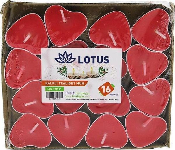 16PCS   KALPLİ - KIRMIZI  TEA LİGHT MUM  GO5060Gok133559 - Image 1