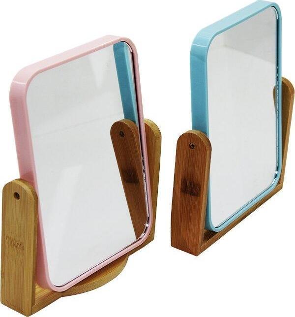 11X15CM - D.GEN MAKYAJ AYNASI ÇİFT YÖNLÜ - BAMBU AYAK - PLASTİK ÇERÇEVELİ  GO5060Gok150990 - Image 1
