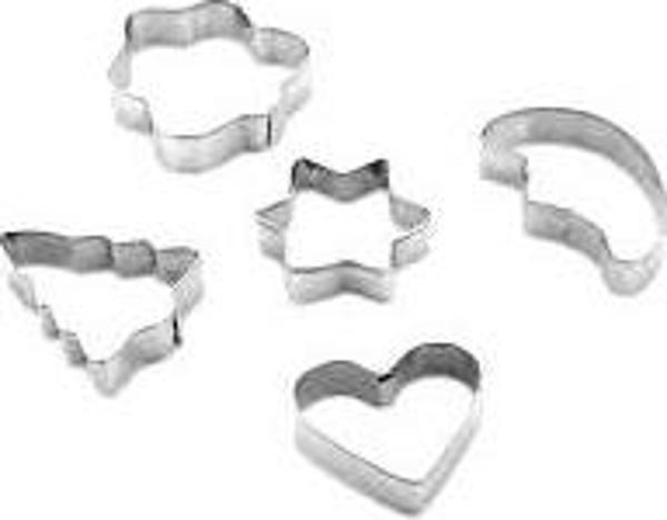 5 PARÇA  METAL BİSKÜVİ KURABİYE KALIP  GO50609474370 - Image 1