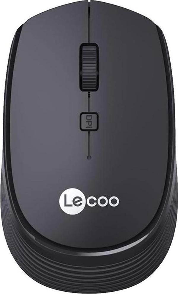 LENOVO LECOO WS202 1600 DPI 4 TUŞLU SİYAH KABLOSUZ MOUSE  GO50602892260 - Image 1