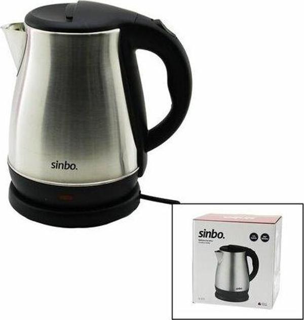 ÇELİK  KETTLE SU ISITICISI KABLOSUZ KULLANIM  1.8LT  360° DÖNEBİLME OTOMATİK KAPANMA SK-8028  GO5060Gok111759 - Image 1