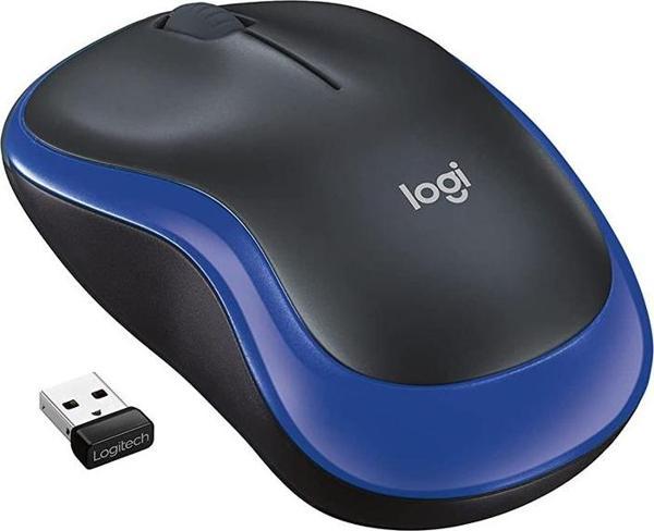 LOGITECH M185 MAVİ KABLOSUZ MOUSE  GO50607395940 - Image 1
