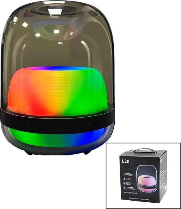 MİKA KRİSTAL KÜREBLUETOOTH WİRELESS HOPARLÖR- SPEAKER IŞIKLI - USB ŞARJLI - POWERBANK  GO5060Gok111709 - Image 1