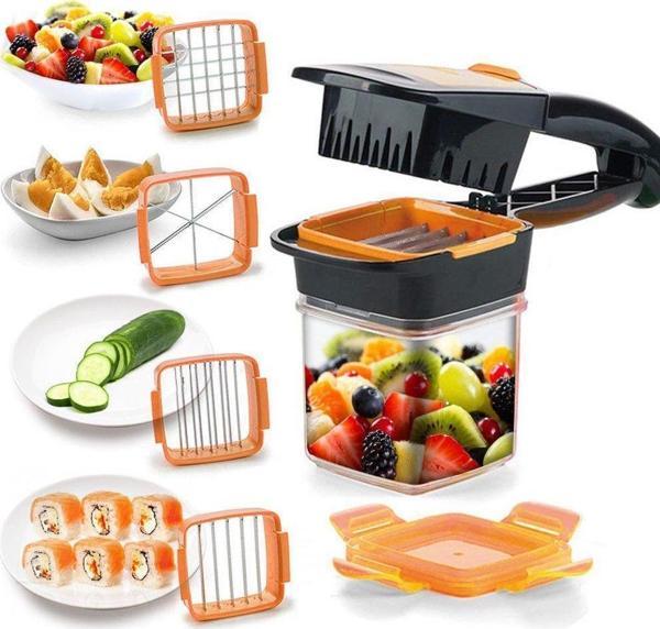 Nicer Dicer Quick 5 In 1 Pratik Hazneli Sebze Meyve Doğrayıcı Dilimleme Aleti  GO50608944610 - Image 1