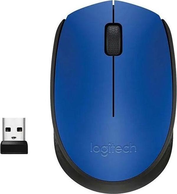 LOGITECH M171 USB KABLOSUZ MAVİ MOUSE  GO506089MT-22266 - Image 1