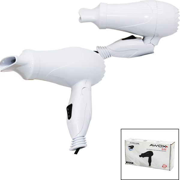 AWOX FOLD SAÇ KURUTMA - FÖN MAKİNESİ SEYAHAT TİPİ 750W  GO50609691130 - Image 1
