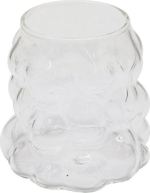 BONCUKLU - BOĞUMLU CAM BARDAK 340ML KAHVE - SUNUM - MEŞRUBAT  GO50606575860 - Image 1