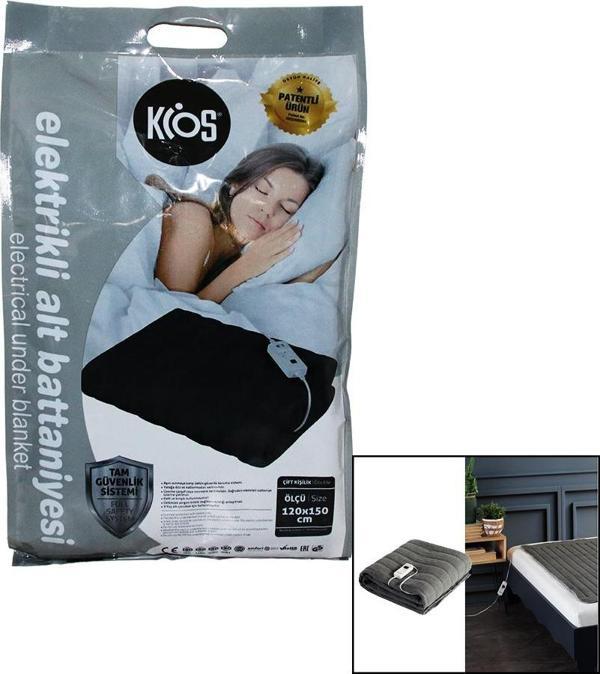 ELEKTRİKLİ ALT BATTANİYESİ ÇİFT KİŞİLİK 120X150CM  GO50606911070 - Image 1