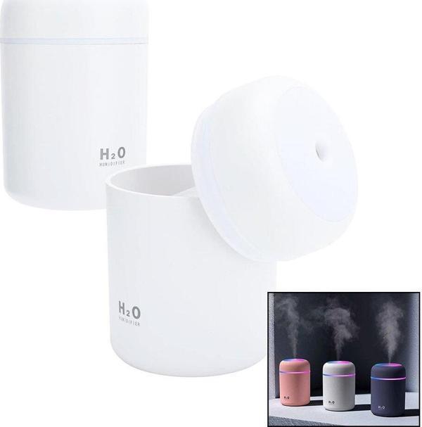 H2O HUMUDİFİER HAVA NEMLENDİRİCİ - BUHAR MAKİNE 400ML  GO5060Gok111539 - Image 1