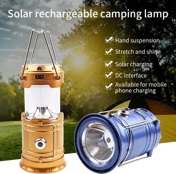 Güneş Enerjili Açılır Kapanır Kamp Lambası  GO50601518910 - Image 1